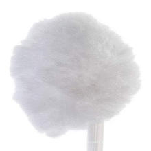 Squeeze water cotton-type Brush Toilet soft bristle Bowl Mop, white